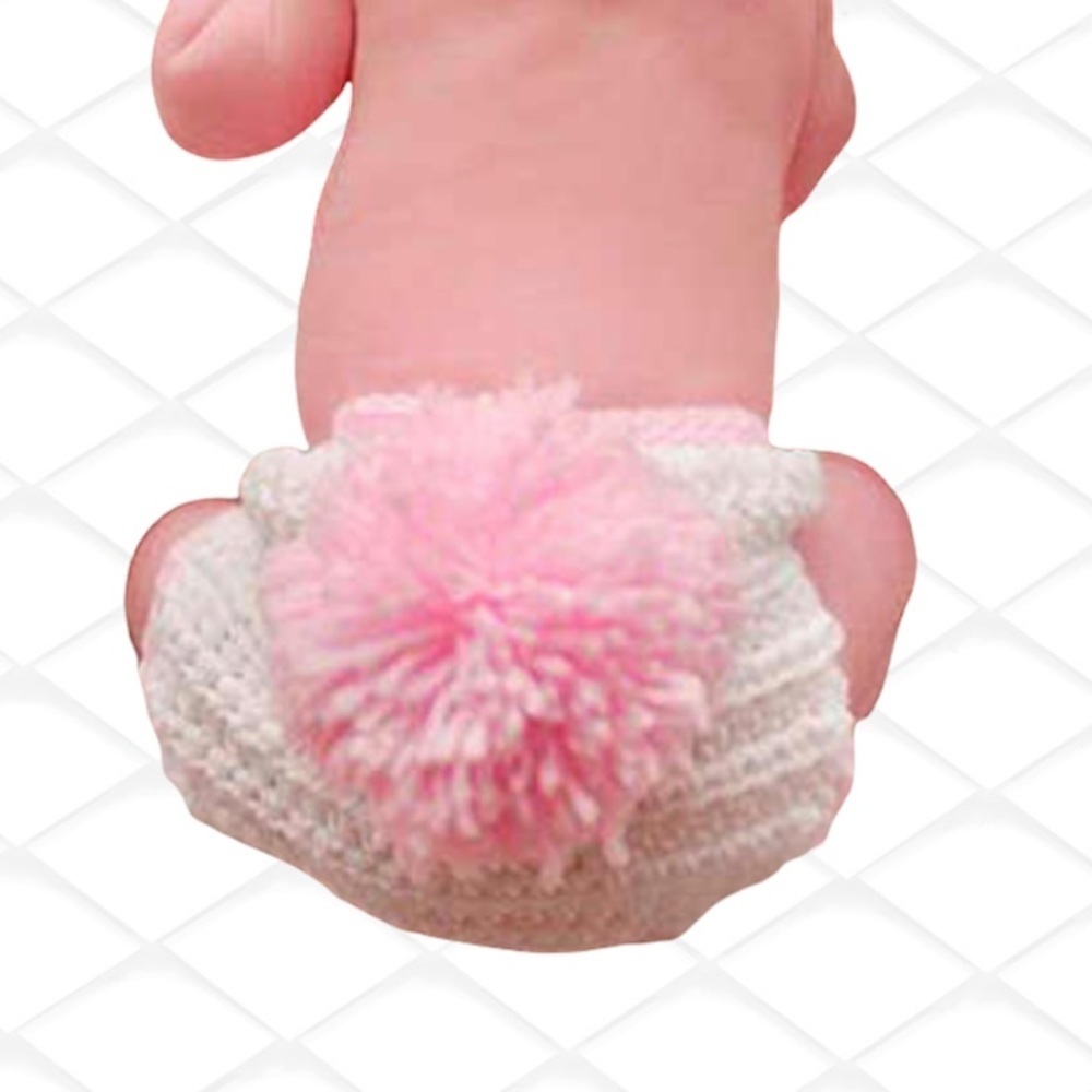 🔥3x20🔥 Knitted newborn crochet diaper Sz 0-3 Months - Picture 2 of 9
